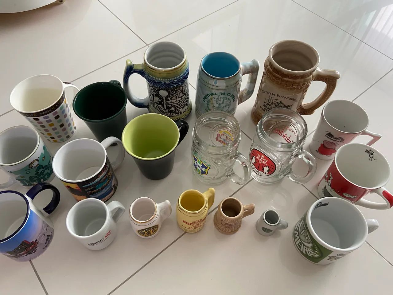 Coleção de canecas