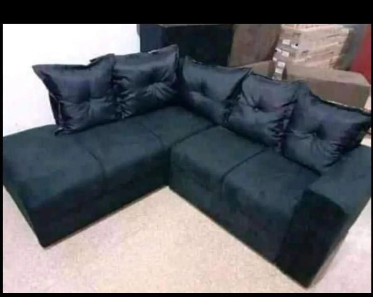 Vendo sofás de canto larissa novos de fábrica  - Foto 4