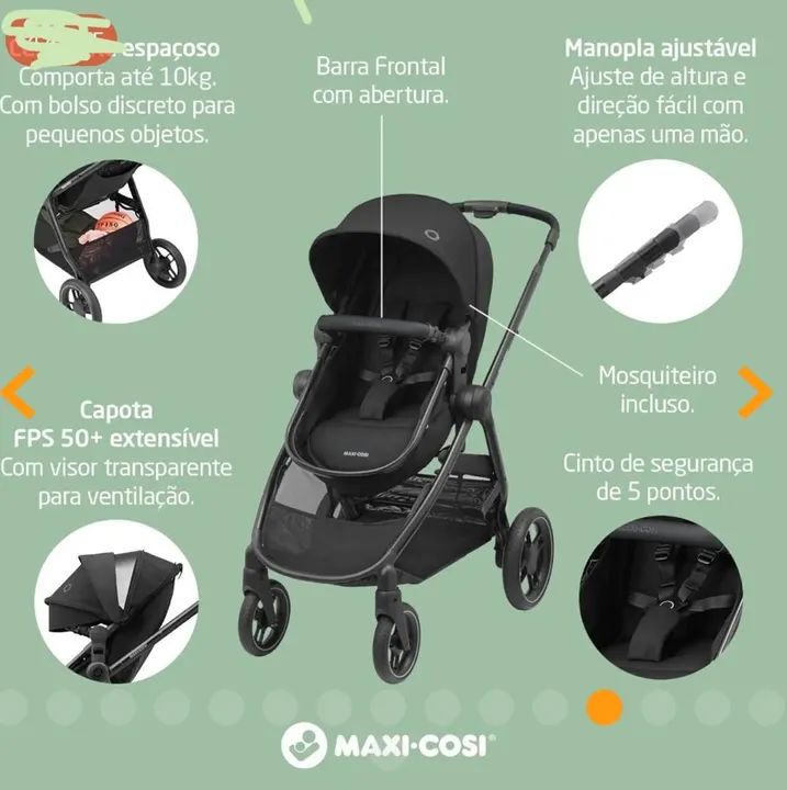 Carrinho Anna3 Sparkling Grey Maxi-cosi - Foto 4