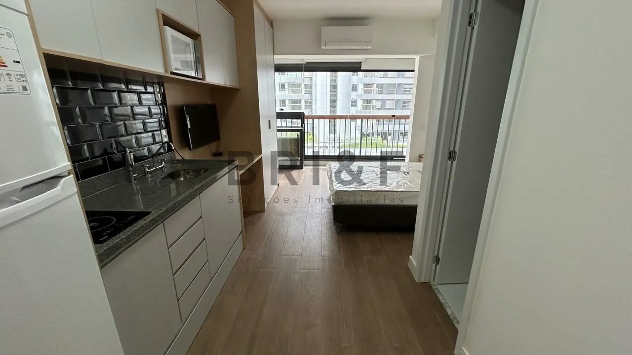 APARTAMENTO STUDIO, PARA ALUGAR, 28m², MOBILIADO NO BROOKLIN