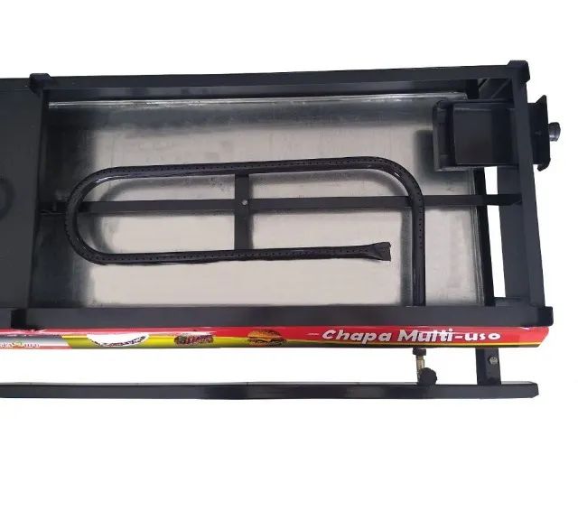 Fogão Chapa 50 cm Euro 3 em 1 Alta Pressão - Foto 3