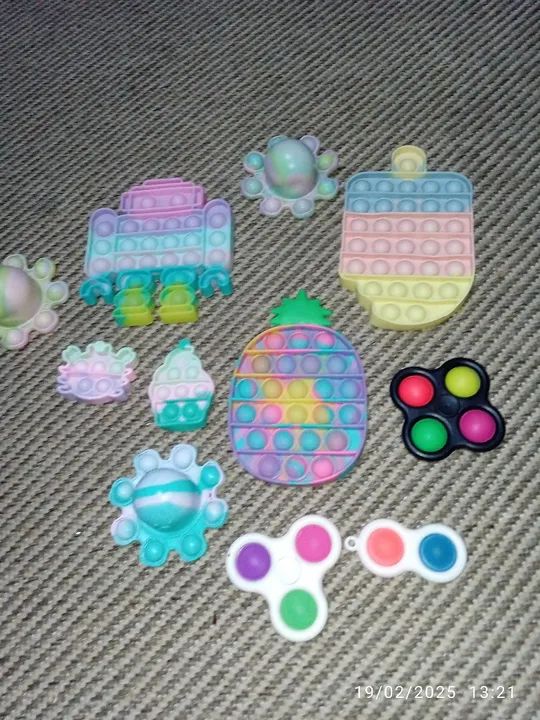 Pop It brinquedo sensorial, kit com 11 peças  - Foto 2