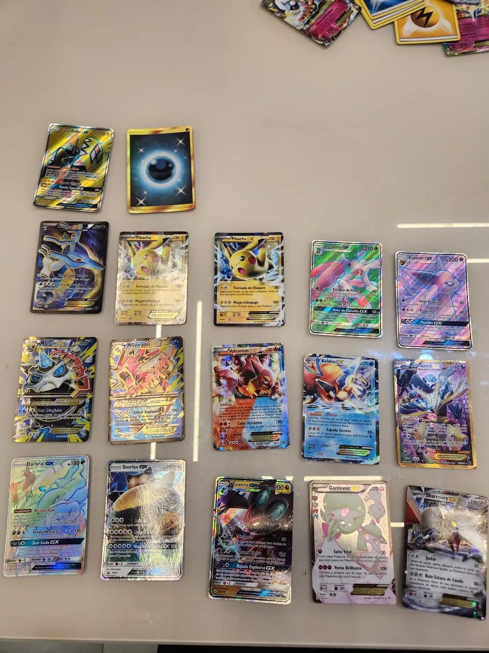 Coleção de Cartas Pokémon GX e EX