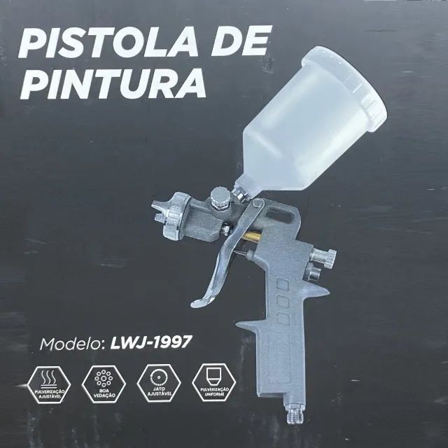 Pistola de Pintura LUATEK LWJ-1997 (Profissional e Precisa)