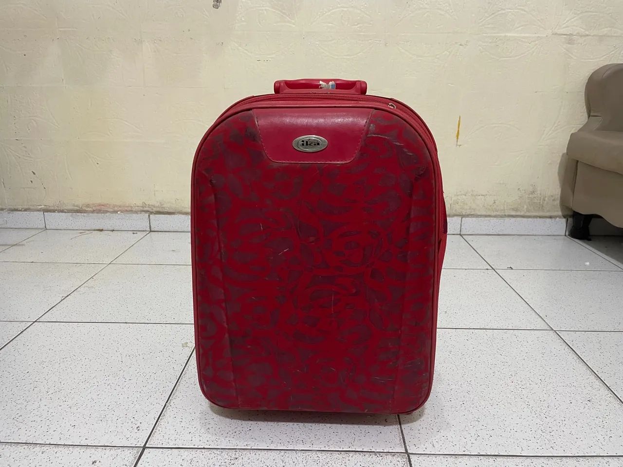 Mala de Viagem Vermelha