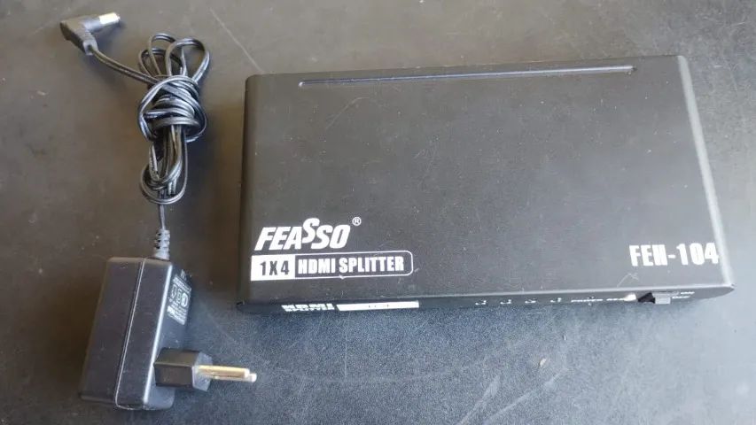 Spliter (Divisor de sinal HDMI 4 Portas - Usado - Ver Descrição Completa   - Foto 5