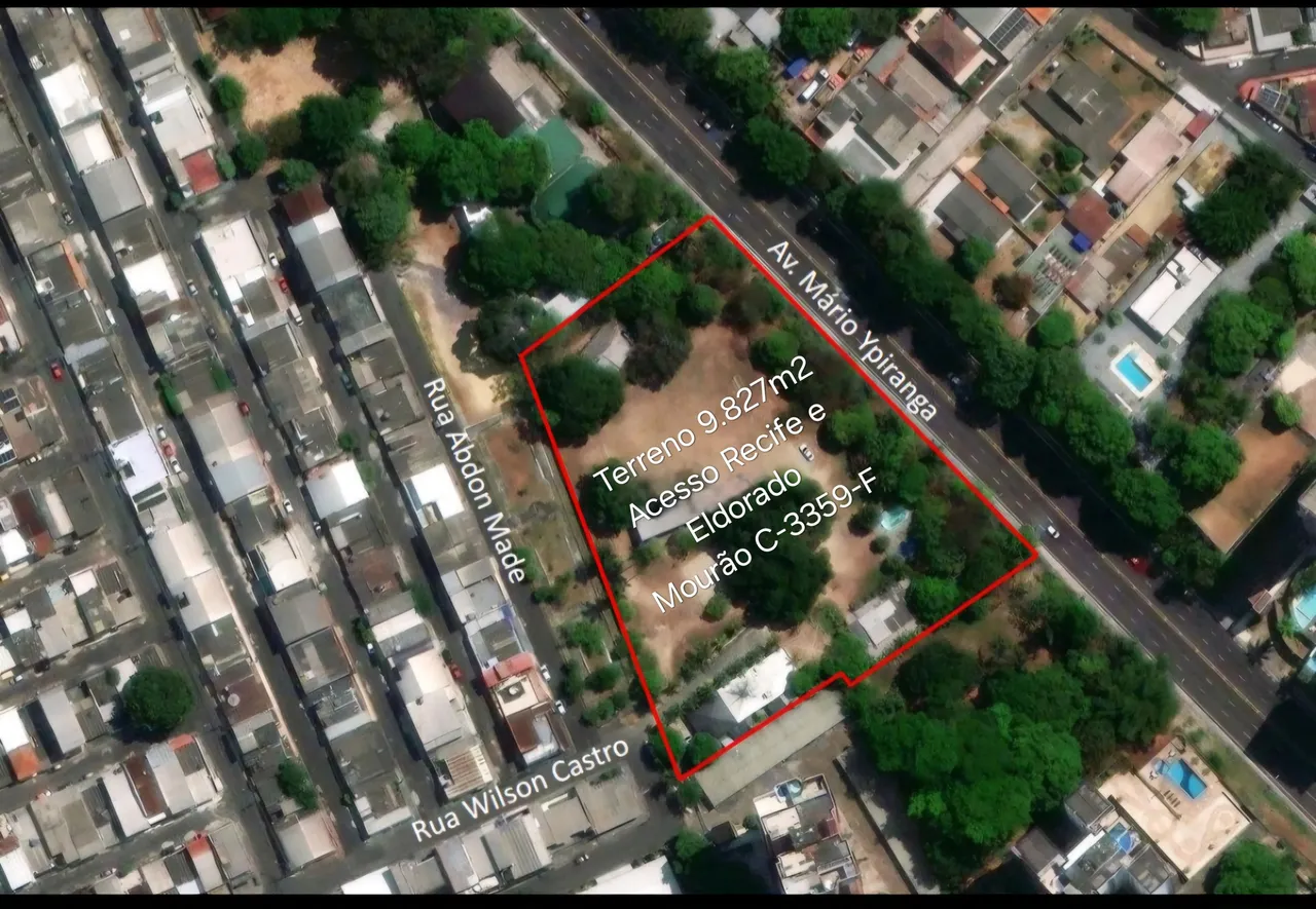 Terreno Comercial na Recife prox Delegacia da Mulher e da Bola do Eldorado com 9.827m2 pla