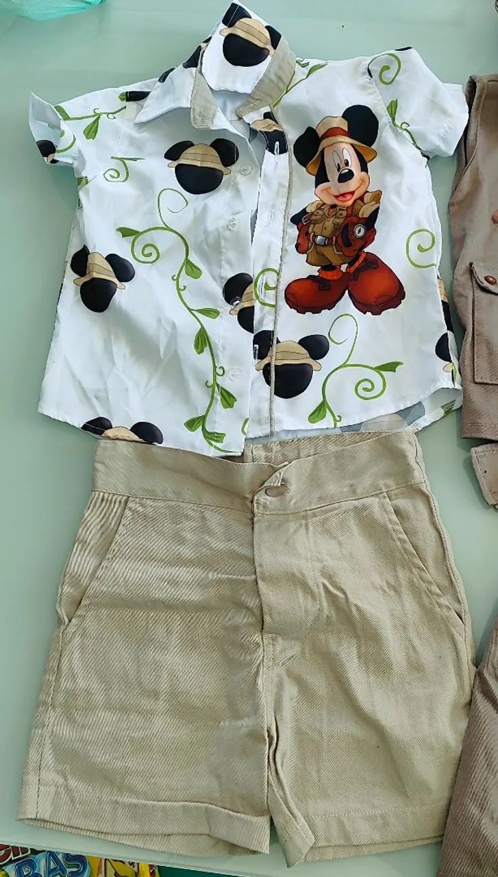Conjunto Infantil Mickey Safari - Foto 3