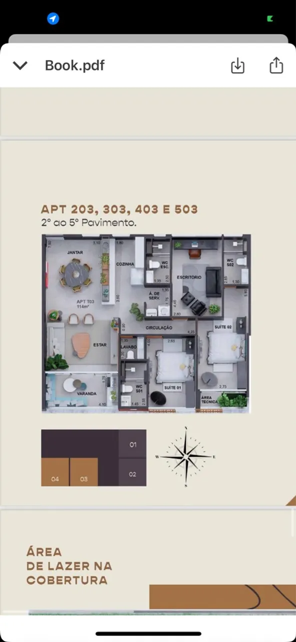 Apartamento aluguel Cabo Branco