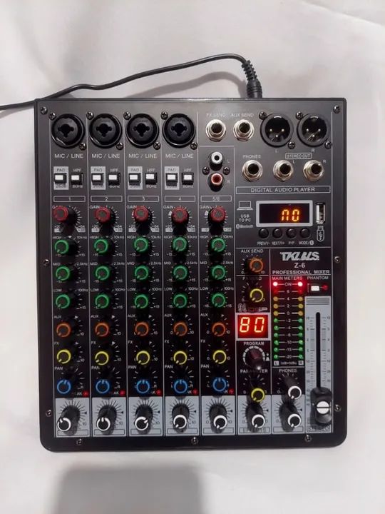 Mesa de som TKL 6 Com reverb - Foto 4