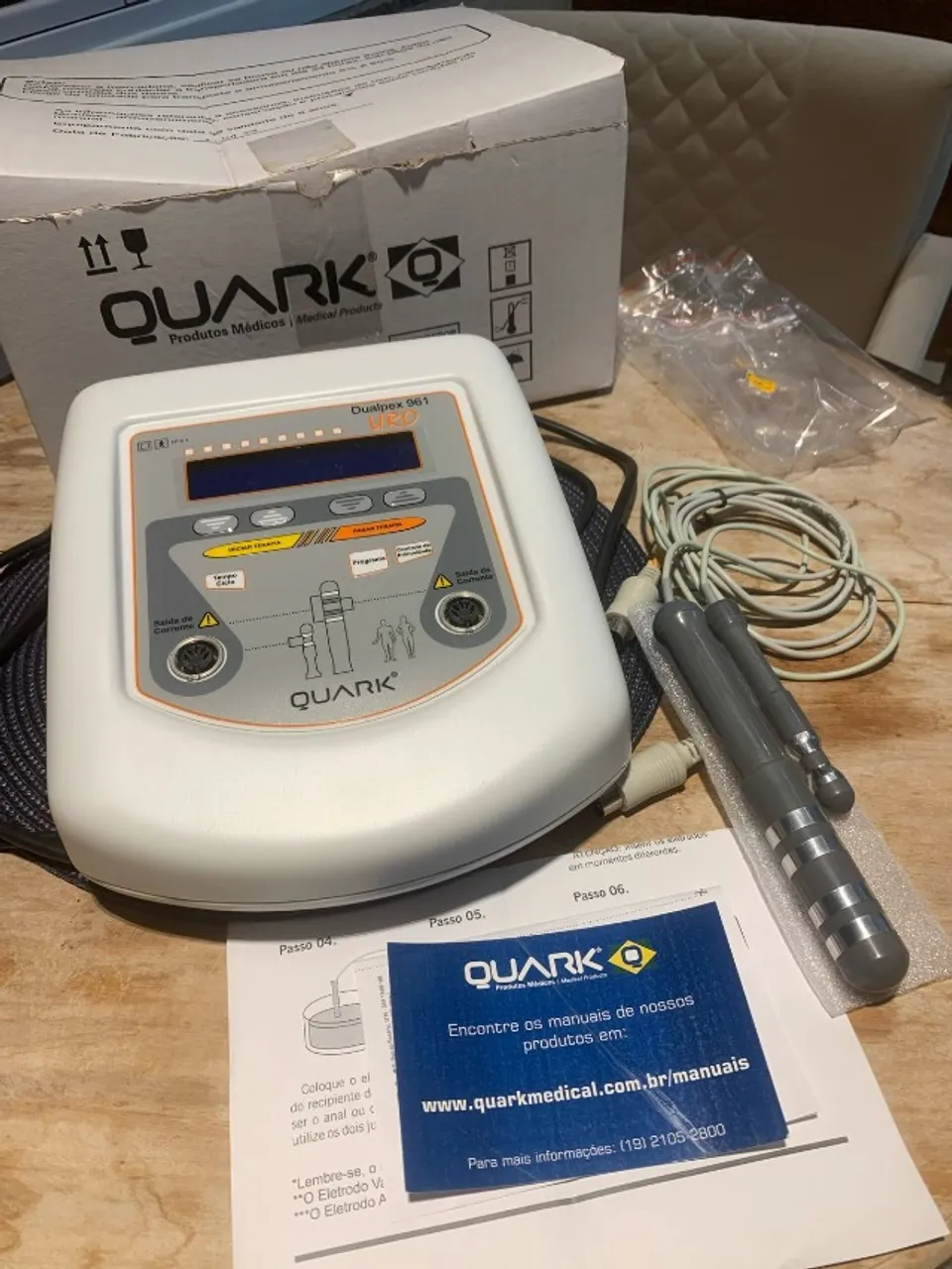 VENDO aparelho URO 961 da Quark para fisioterapia pélvica