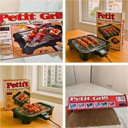 Churrasqueira Elétrica Petit Grill Plus 127v - Seminova | Econômica, Sem Fumaça - Foto 3