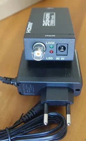 Adaptador Conversor Hdmi para Sdi Hd Sdi Ou 3g Sdi, nunca usado - Foto 4