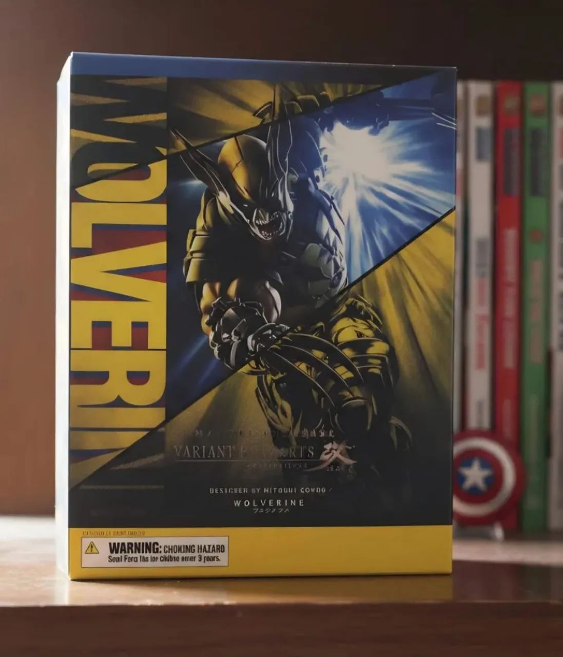 BONECOS DE AÇÃO WOLVERINE E DEADPOOL PLAY ARTS KAY ARTICULADOS COM ACESSÓRIOS 26CM  - Foto 3