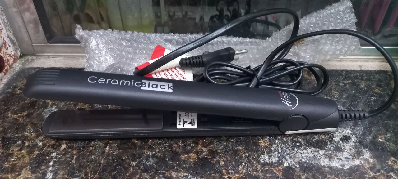 Prancha de cabelo CeramicBlack Home Life - Foto 2