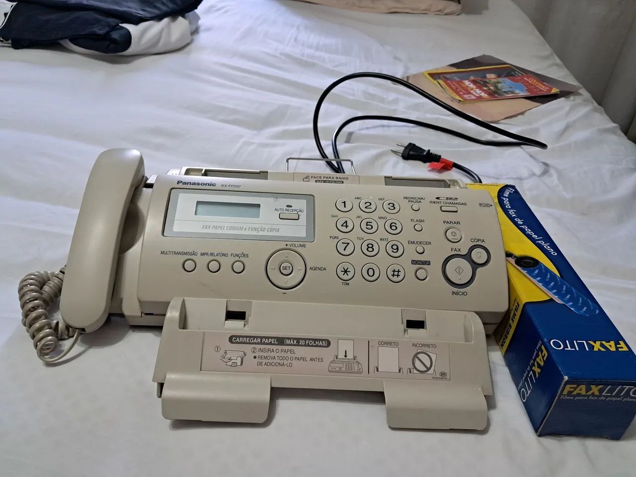 Fax Panasonic KX-FP207 - Foto 5