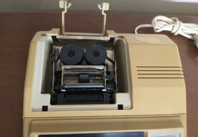 Calculadora General Teknika 2120pd Antiga Funcionando Leia  - Foto 4