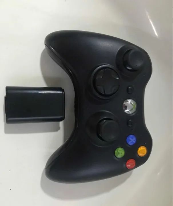 Controle Xbox 360 Preto - Foto 2