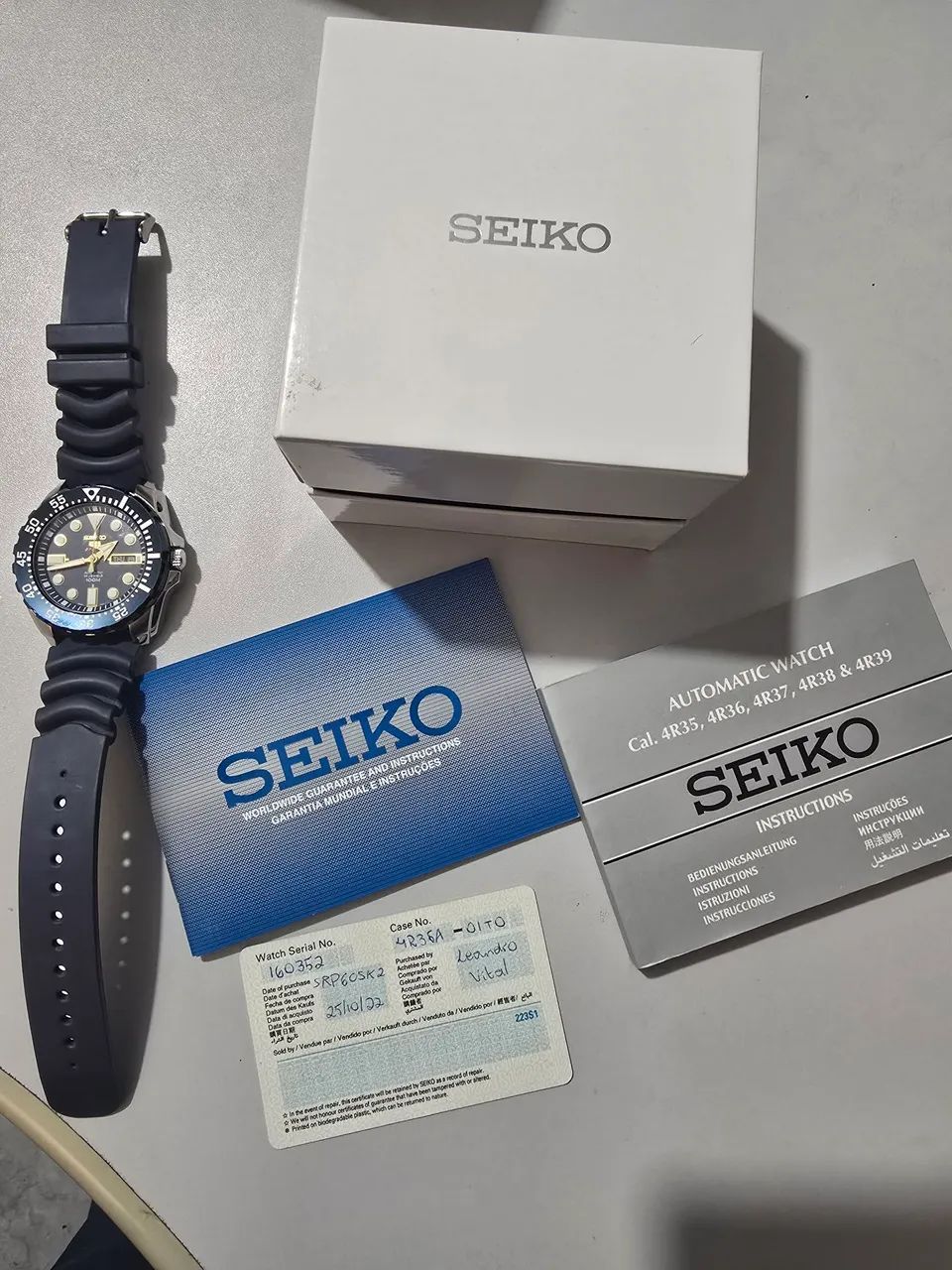 Relógio Seiko Automático 100m - Foto 3