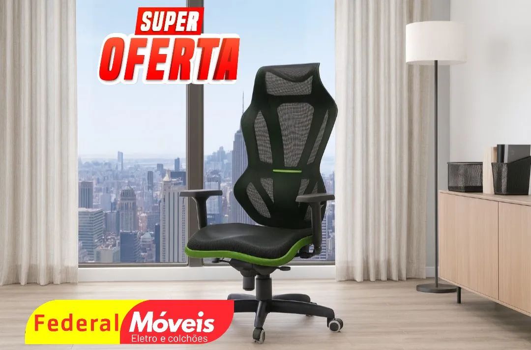 Cadeira Giratória Vizon Gamer - Resistência e visual incrível para sua gameplay!