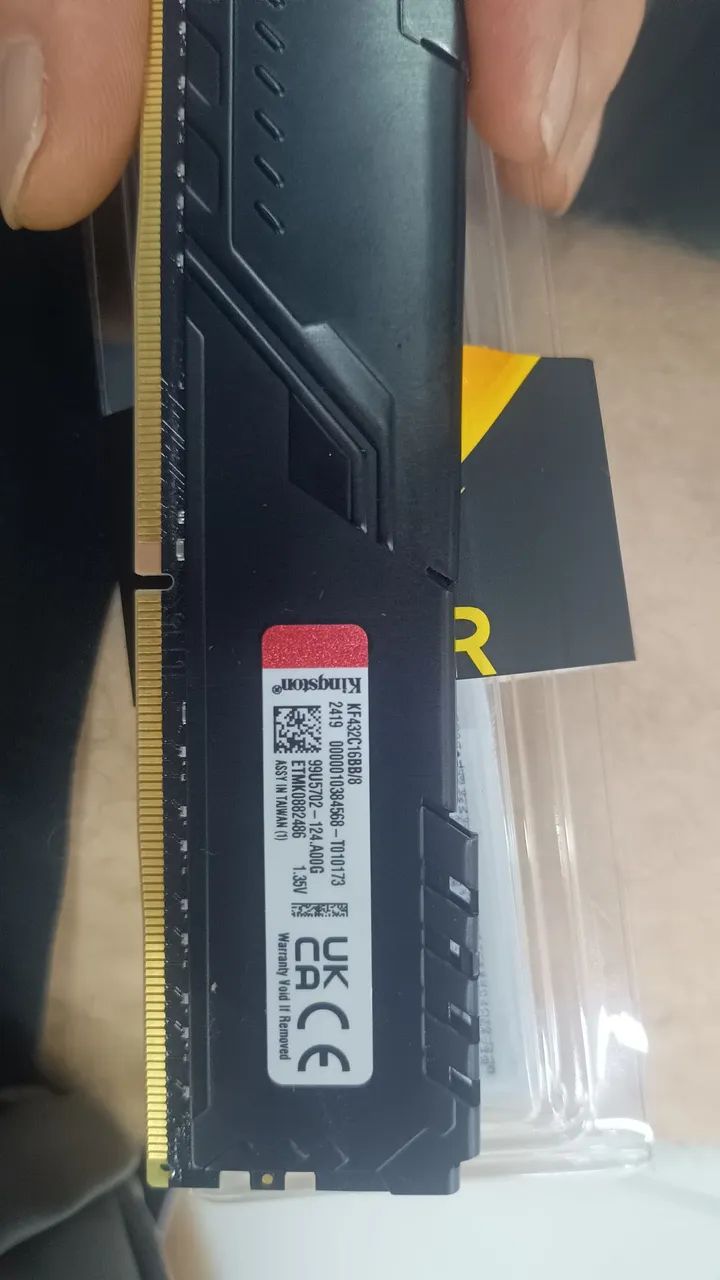 Memória ram Pc ddr4 Fury 16gb + memória ddr4 8gb - Foto 2