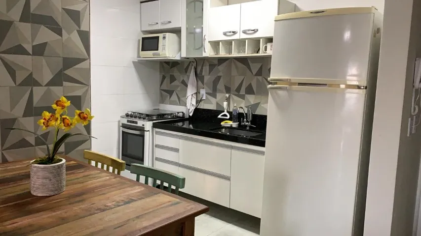 Temporada/Quarto e sala aconchegante apto completo