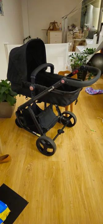 Carrinho + Bebê conforto + Moisés Safety 1st ótimo estado - Foto 6