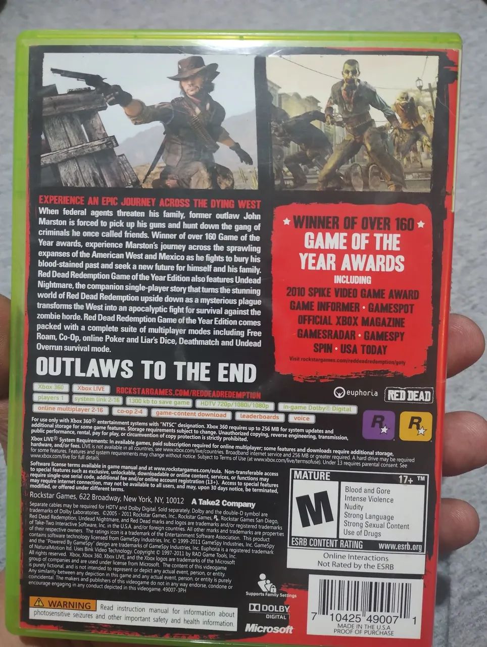red dead redred dead redemption game of the year Edition Xbox 360 - Foto 4