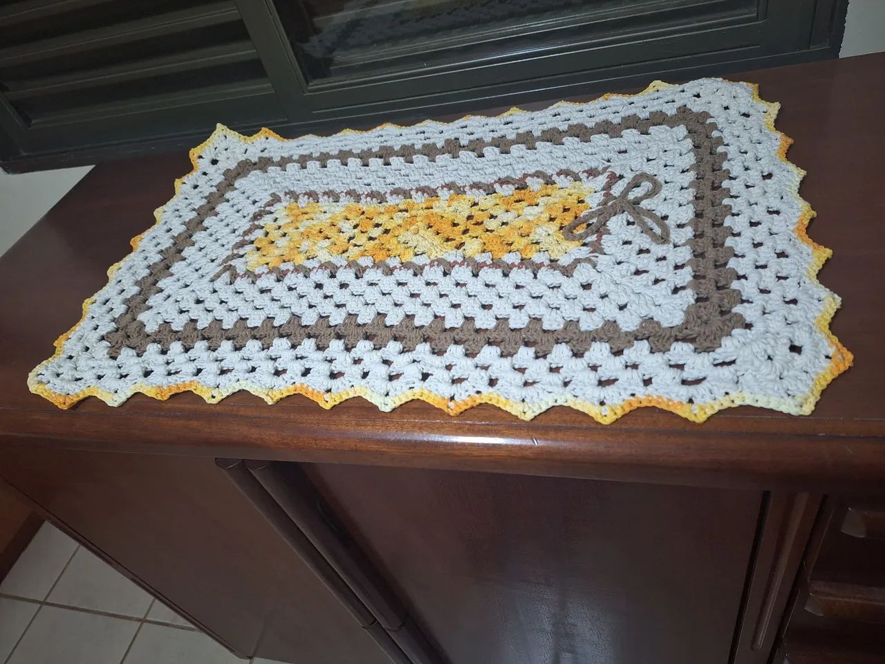 Tapete de crochê. - Foto 4