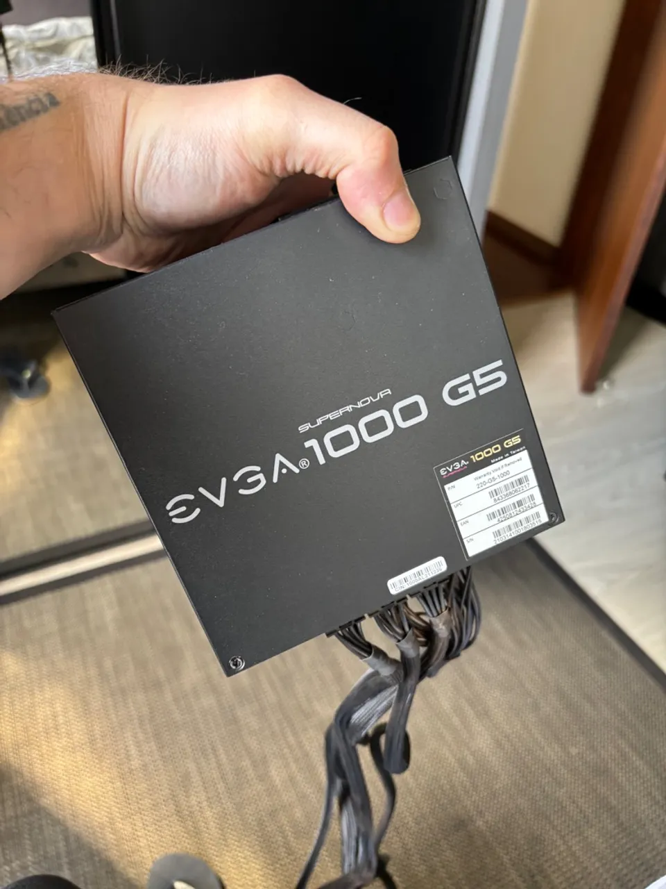 Fonte EVGA Super NOVA 1000 G5, 1000W, 80 Plus Gold