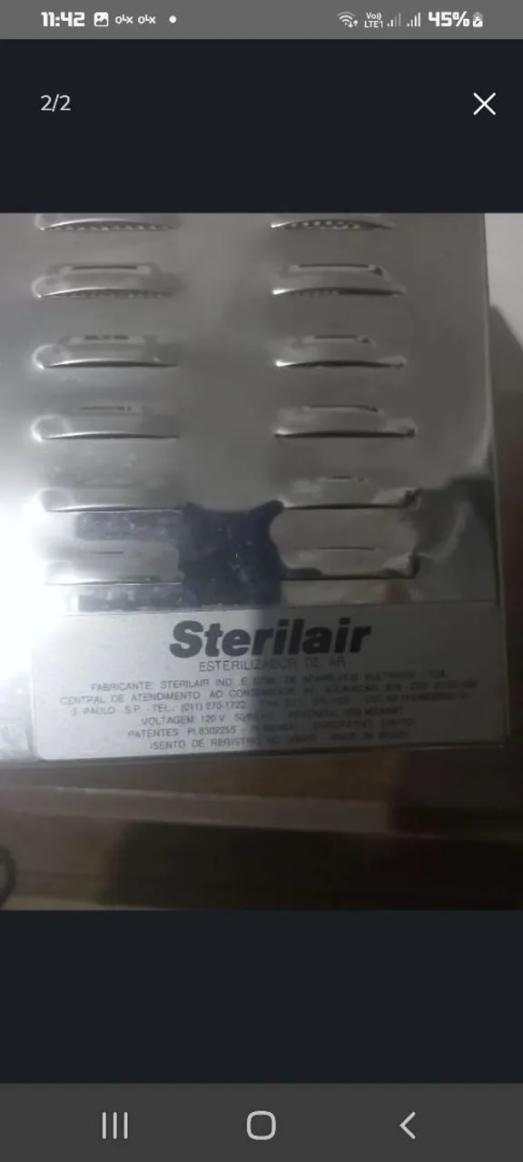 Purificador de Ar Sterilair
