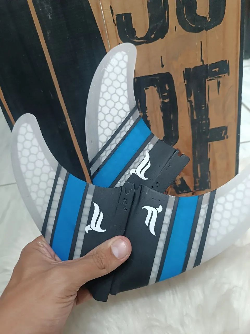 Jogo de Quilhas para Prancha de Surf - Design Exclusivo