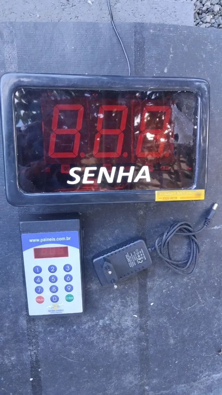 Painel senha eletrônica.  - Foto 2