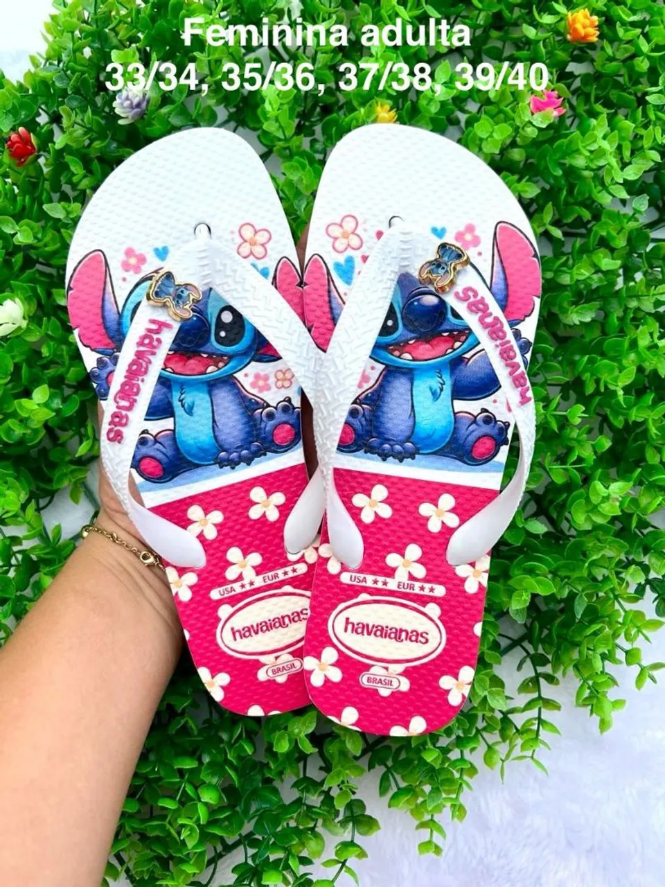 Havaianas Feminina Adulto Stitch