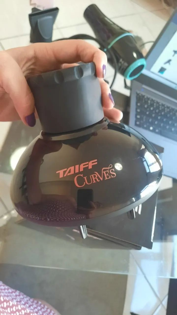 Secador Taiff Style Preto 2000W 127V + Difusor Taiff Curves Preto - Foto 5