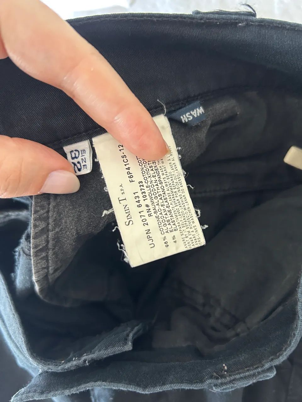 Calça sarja azul Armani Jeans Original - Foto 4