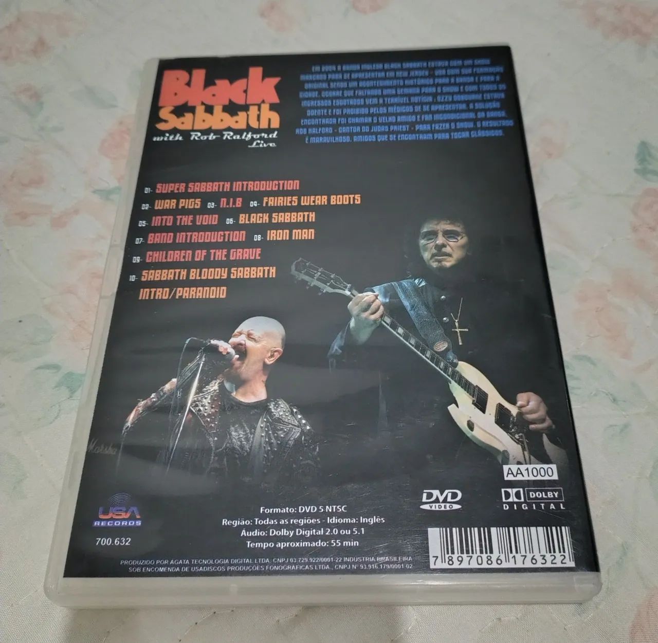 Dvd Black sabbath Rob halford - Aparelhos de Som - Jardim das