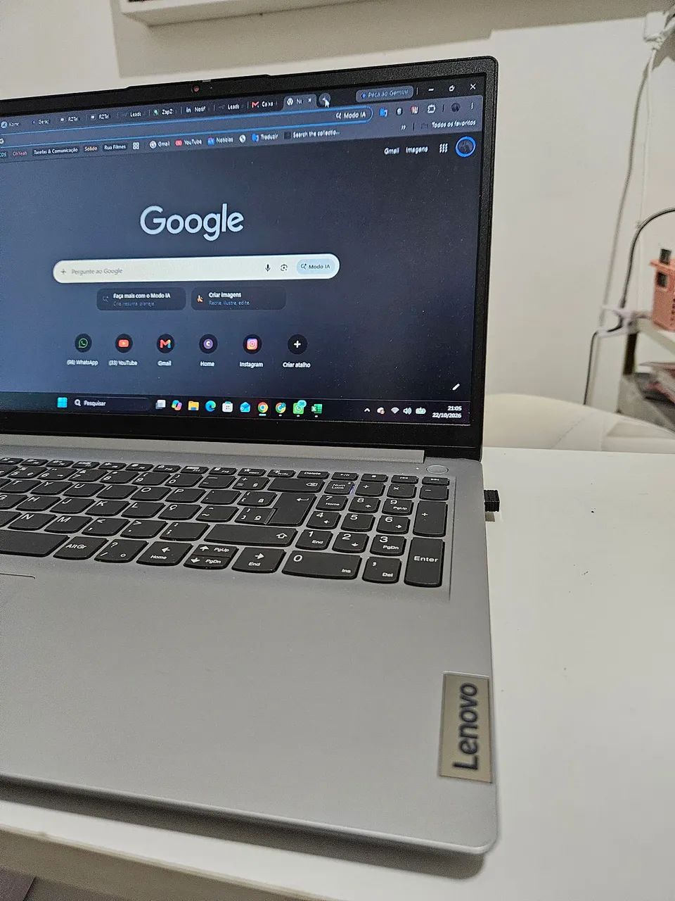 Notebook Lenovo i3 com SSD - Foto 2