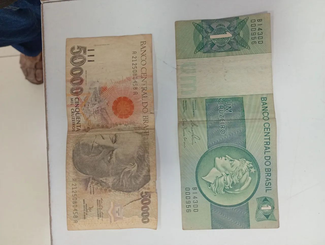Cédulas antigas de dinheiro brasileiro  - Foto 5