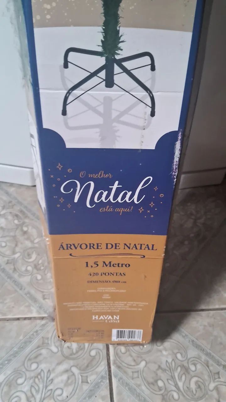 arvore de natal de 1.50 nova - Foto 2