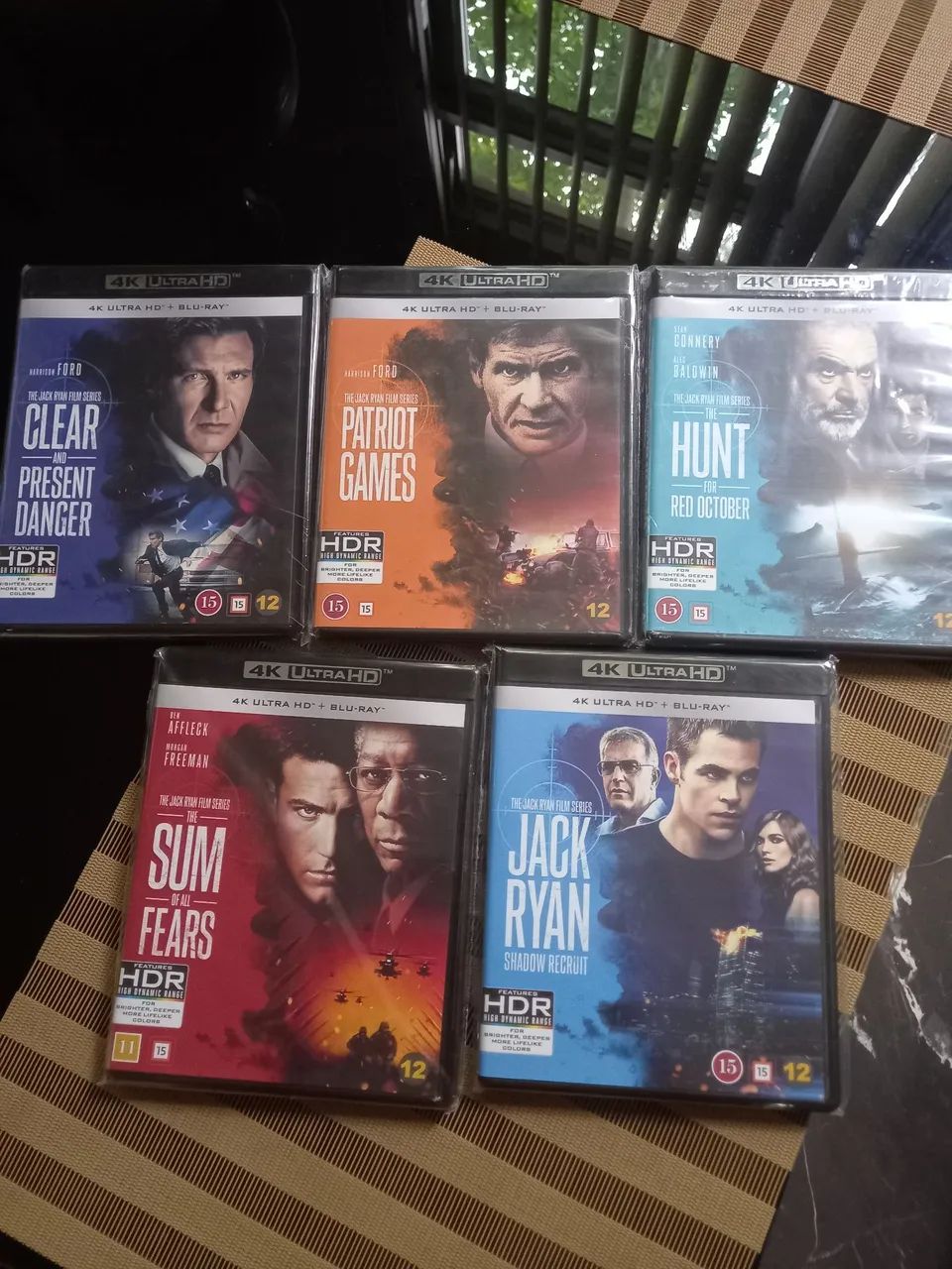 Blu-ray 4k coleção Jack Ryan dublado