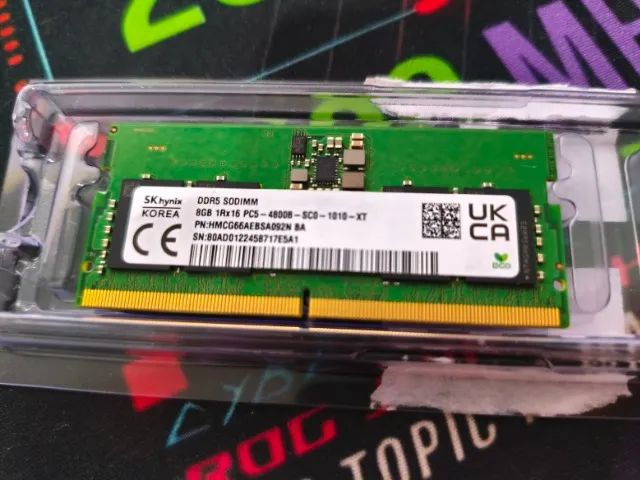Memoria RAM ddr5 Notebook 8gb  - Foto 2