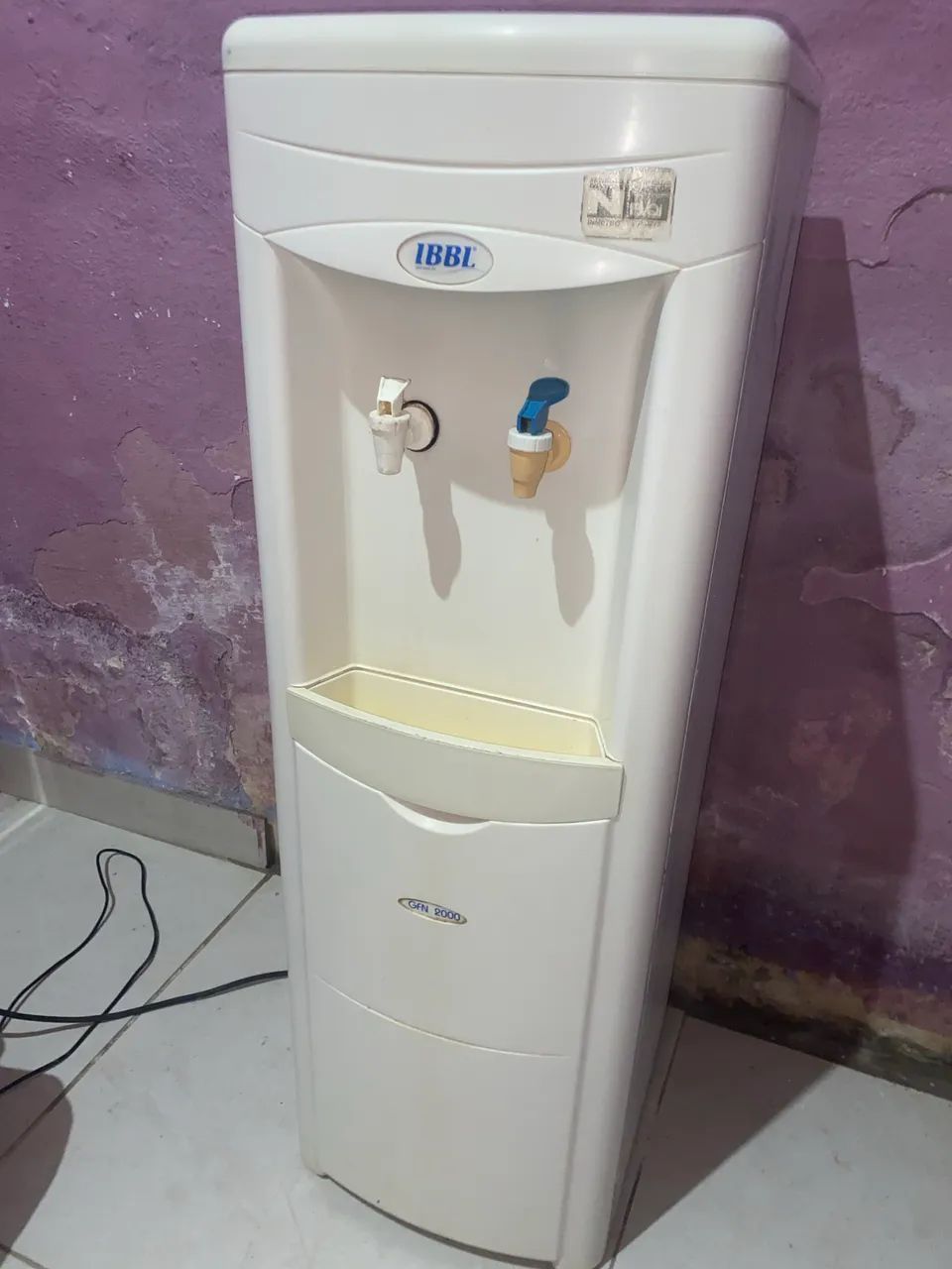 bebedouro de água gelada