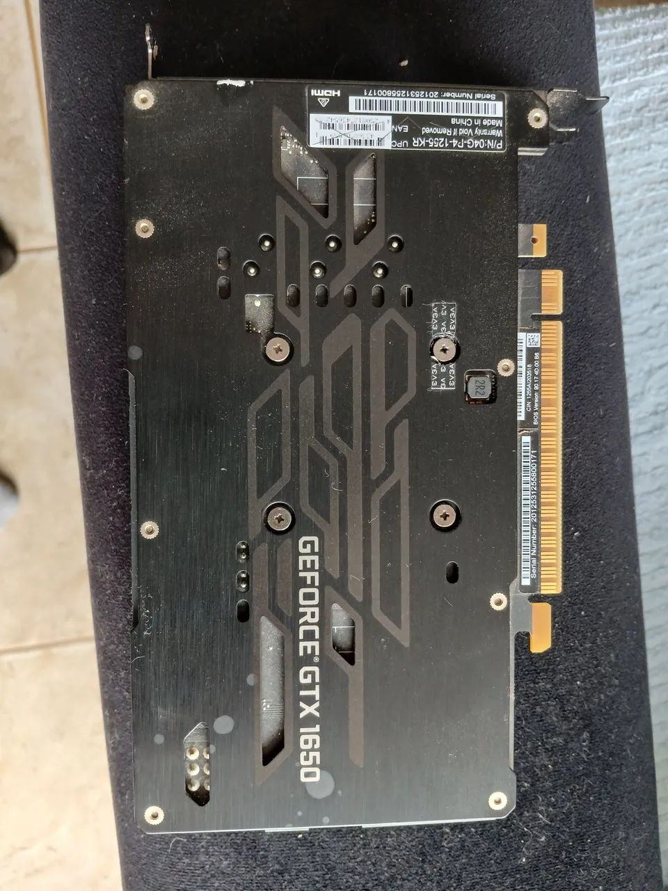 PLACA DE VIDEO EVGA 1650 4GB - Foto 2