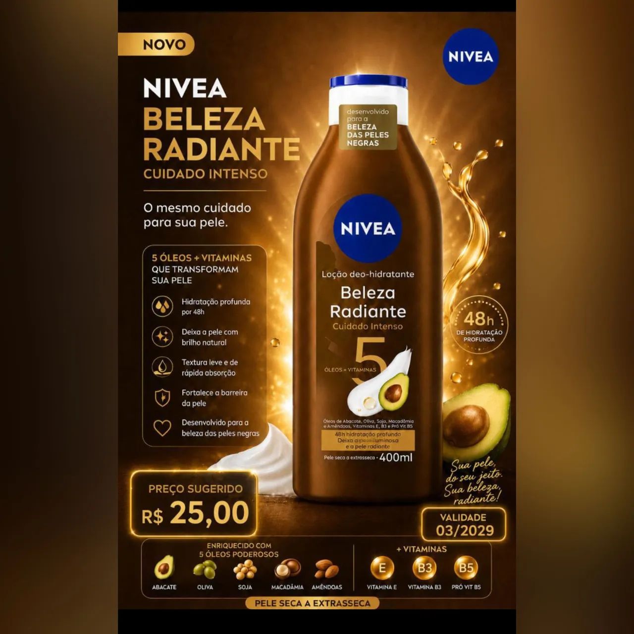Hidratante Corporal Nivea 400ml