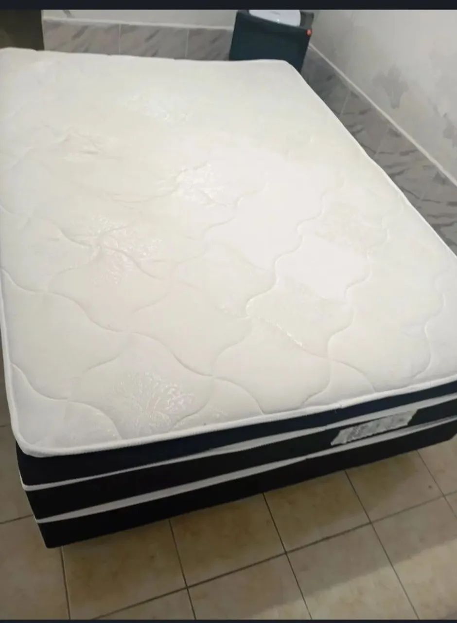 Cama box de casal conjugada nova 