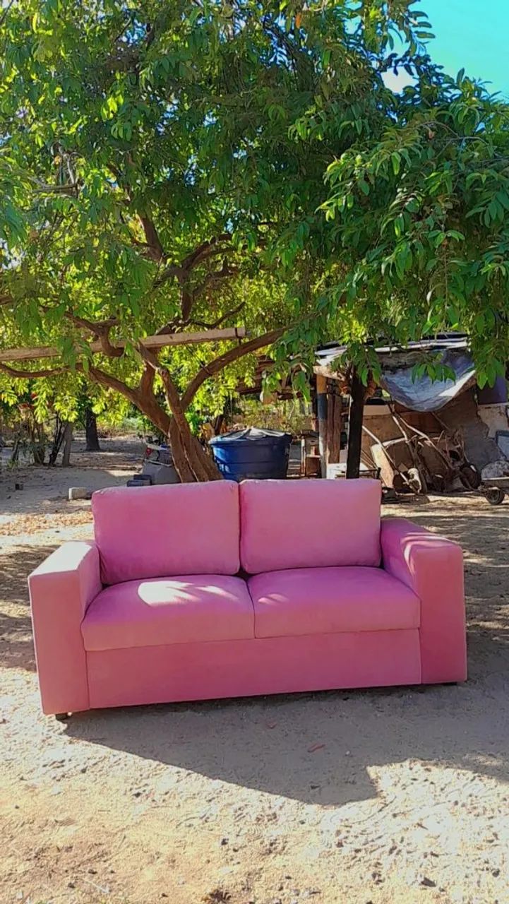 Sofá Rosa (Pronto à entrega) - Foto 2