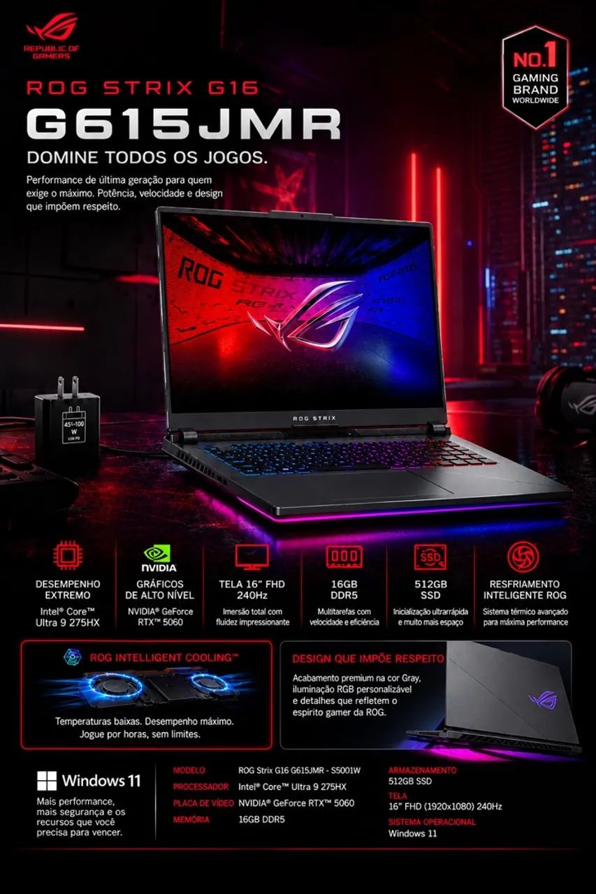 Notebook Rog Strix G16 - Foto 4