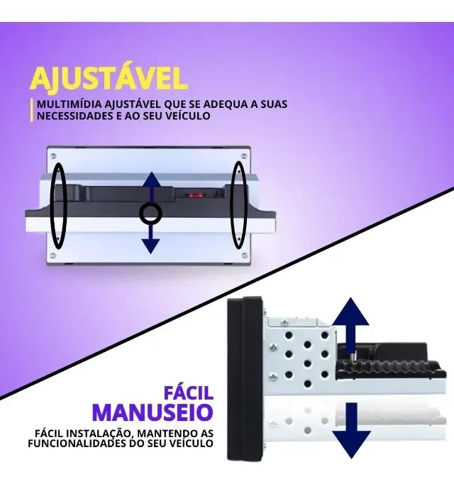MULTIMÍDIA AUTOMOTIVO 1DIN RA923 - Foto 3