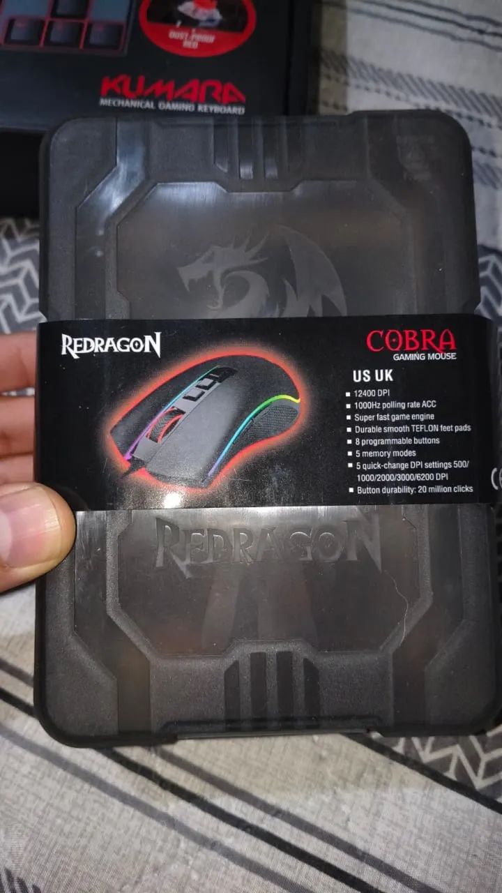 Vendo teclado e mouse gamer Redragon